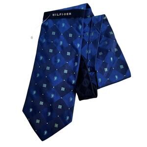 H Hilfiger high-end designer 100% silk men’s tie